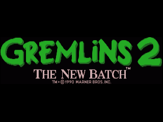 Gremlins 2 title screen for Amiga